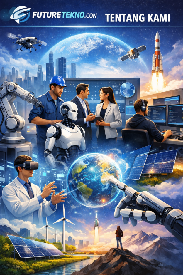 Tentang FutureTekno sebagai platform informasi dan edukasi teknologi AI untuk pengguna digital