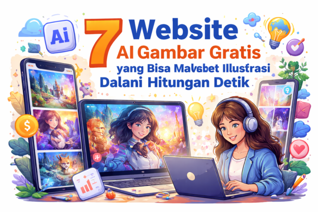 Ilustrasi 7 website AI gambar gratis yang bisa membuat ilustrasi otomatis dalam hitungan detik menggunakan teknologi AI