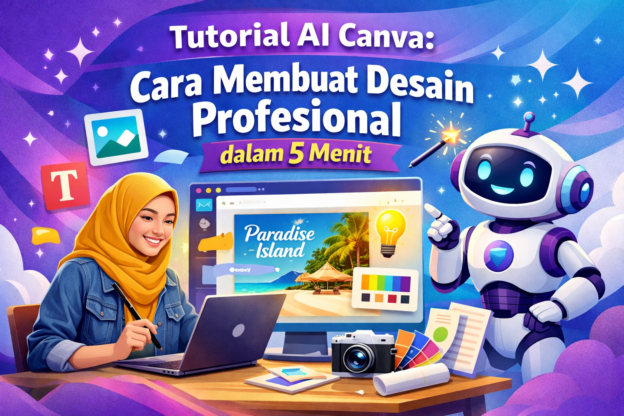 Tutorial AI Canva membuat desain profesional dalam 5 menit dengan bantuan AI dan template desain modern