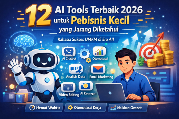 12 AI tools terbaik 2026 untuk pebisnis kecil yang membantu otomatisasi kerja, marketing, analisis data, dan meningkatkan omzet