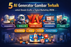 5 AI Generator Gambar Terbaik untuk Desain Grafis & Digital Marketing 2026 5 AI generator gambar terbaik untuk desain grafis dan digital marketing 2026