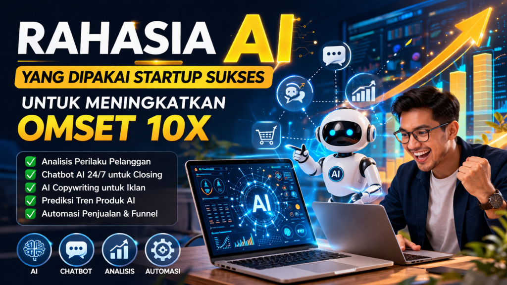 Rahasia AI untuk startup sukses meningkatkan omzet 10x dengan chatbot, analisis pelanggan, dan automasi penjualan