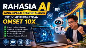 Rahasia AI Startup untuk Meningkatkan Omzet 10x Rahasia AI untuk startup sukses meningkatkan omzet 10x dengan chatbot, analisis pelanggan, dan automasi penjualan